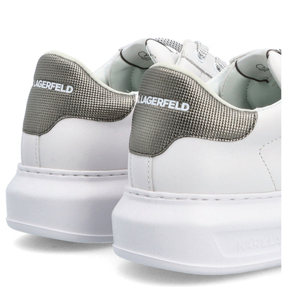 Sneakersy męskie - KARL LAGERFELD KAPRI MENS KL52531M BIAŁE