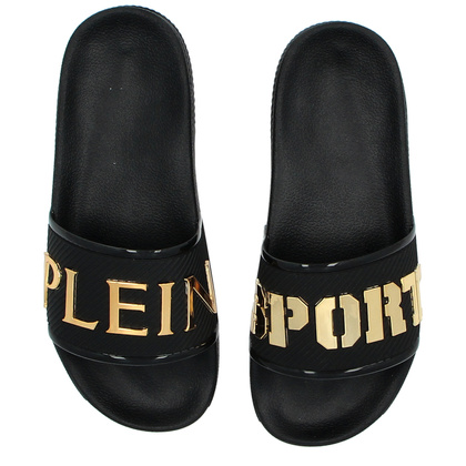 Klapki premium - PLEIN SPORT PACS USG0028 CZARNE