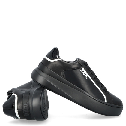 Sneakersy męskie - KARL LAGERFELD KRONOS KL54020 CZARNE