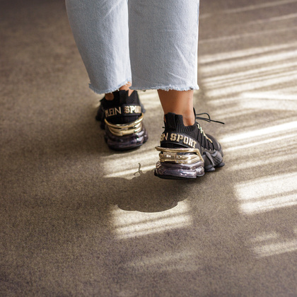 Sneakersy premium - PLEIN SPORT SADS USC0518 CZARNE