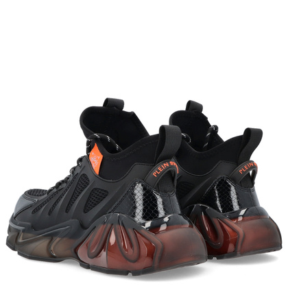 Sneakersy premium - PLEIN SPORT PACS USC0435 CZARNE