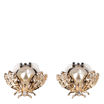 Klipsy do butów pszczółki z perłami - TYMOTEO LOVE T47 ZŁOTE