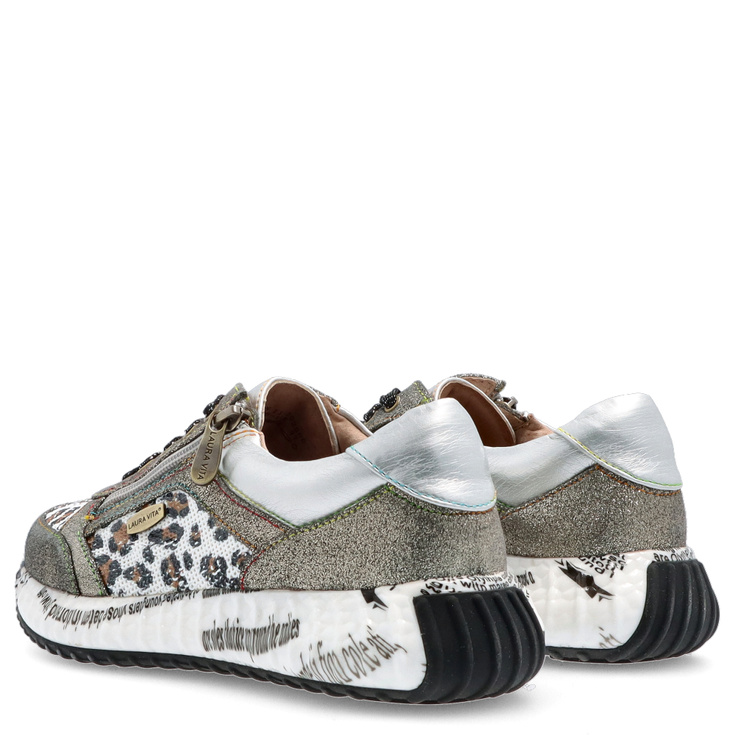 Modne sneakersy damskie - LAURA VITA BURTON 11 SZARE