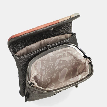 Mały damski portfel z klapką - ANEKKE MUSE EIKON 42759-016