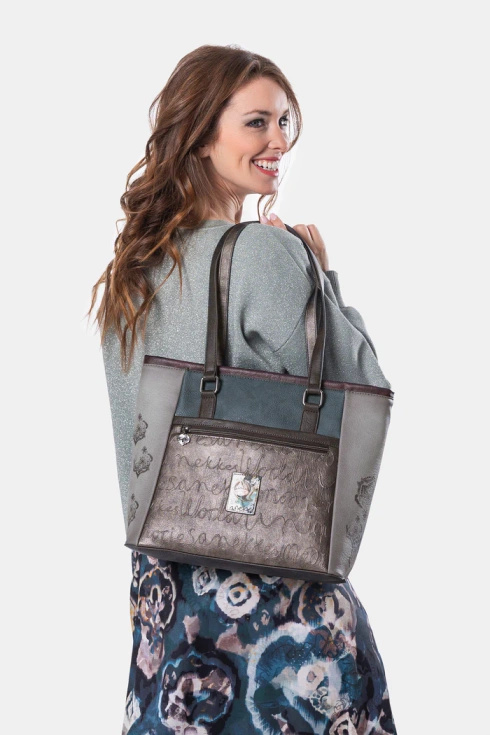 Duża torebka shopper - ANEKKE REAL MANIFESTO 41712-364