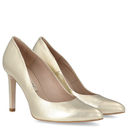 Klasyczne szpilki - BRAVO MODA 1373 ZŁOTE