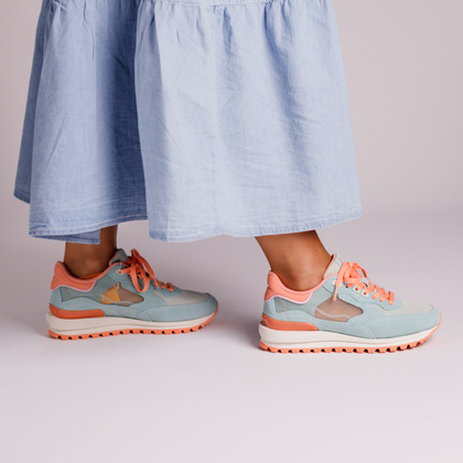 Hiszpańskie sneakersy damskie - GIOSEPPO 74947 MIĘTOWE