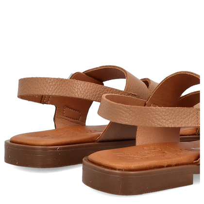 Eleganckie sandały ze skóry - OH! MY SANDALS 5581 BRĄZOWE