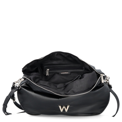 Duża torebka damska - WONDERS WB-54025 CZARNA