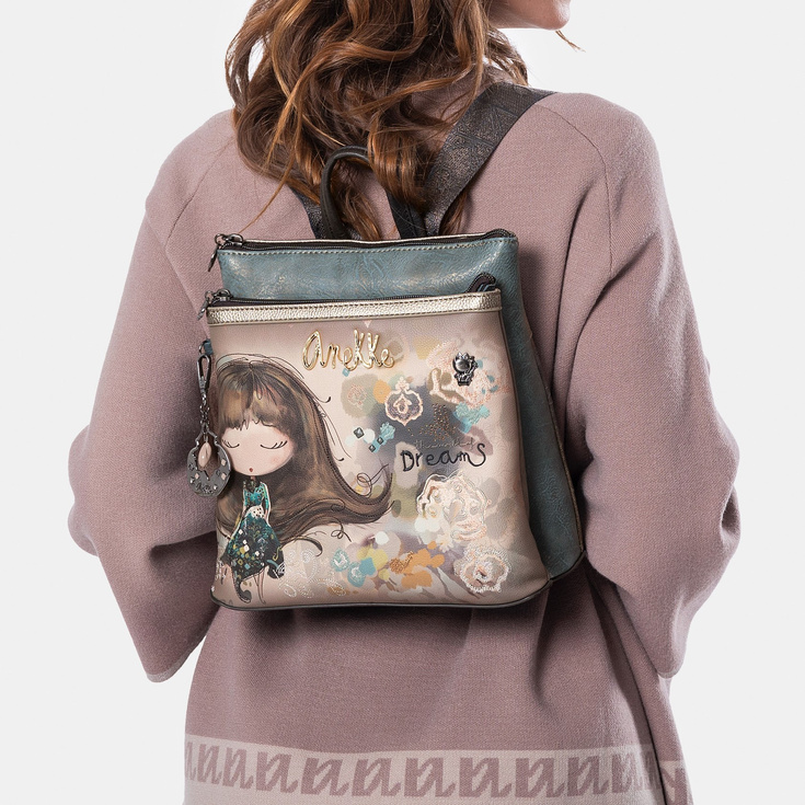 Kwadratowy plecak damski - ANEKKE REAL 41705-233