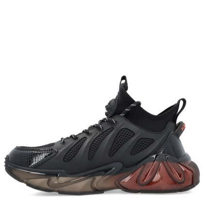 Sneakersy premium - PLEIN SPORT PACS USC0435 CZARNE