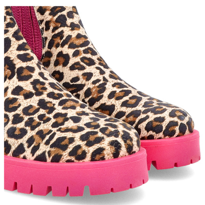 Kolorowe sztyblety - TYMOTEO A1001 PANTERA RÓŻ