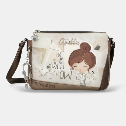 Torebka damska trzykomorowa - ANEKKE SOPHIA 42803-184