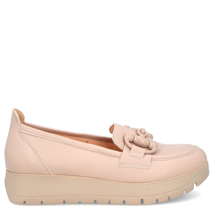 Półbuty z designerską ozdobą - TYMOTEO G1035 BEŻ