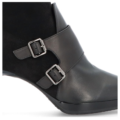 Hiszpańskie botki z klamerkami - HISPANITAS HI254304 CZARNE