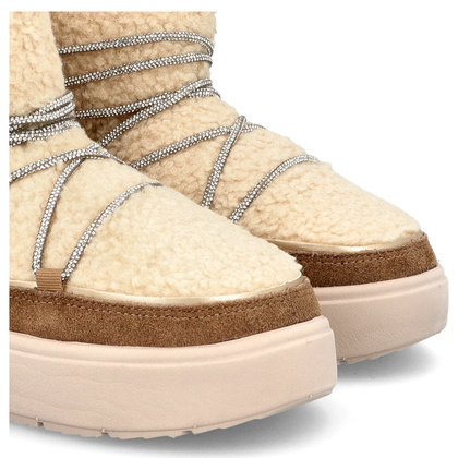 Hiszapńskie śniegowce damskie - GIOSEPPO 73266 BEŻOWE