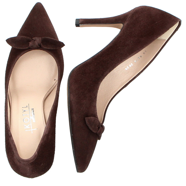 ZESTAW BUTY + TOREBKA - KOTYL 8519 TOSCANIO G141 BRĄZOWY