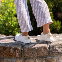 Lekkie pólbuty damskie - HEY DUDE WENDY ESPADRILLE WOVEN 43681 WHITE