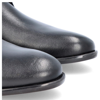 Półbuty skórzane męskie - LEADER 363-459 CZARNE