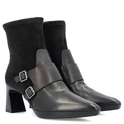 Hiszpańskie botki z klamerkami - HISPANITAS HI254304 CZARNE