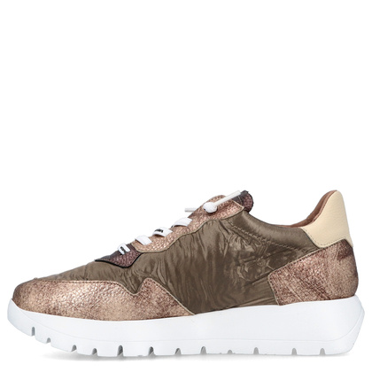 Hiszpańskie sneakersy premium - WONDERS A-2491 ZŁOTE