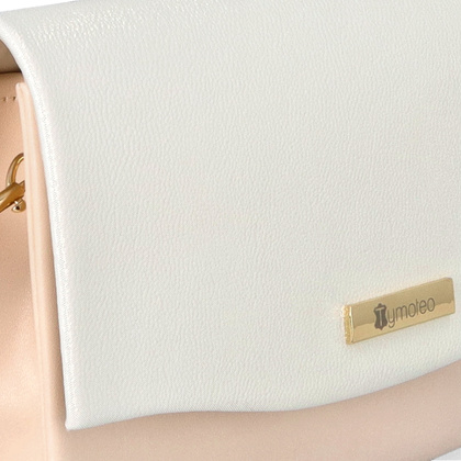 Wizytowa kopertówka - TYMOTEO 06 BEŻOWA