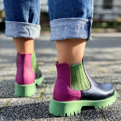 Kolorowe sztyblety - TYMOTEO A1001 KOLOROWE