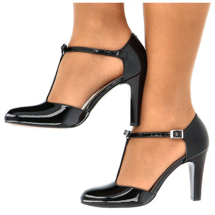 Buty damskie doskonałe do tańca - KOTYL 5871 CZARNE