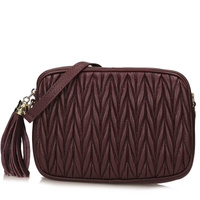 Listonoszka ze skóry naturalnej - TOSCANIO F226 BORDOWA