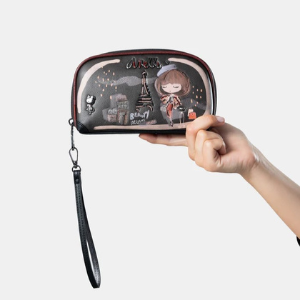 Duży damski portfel kosmetyczka - ANEKKE MADEMOISELLE 41809-709