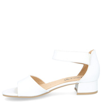 Sandały na niskim obcasie - CAPRICE 9-28212-42 BIAŁE