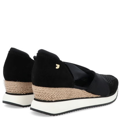 Hiszpańskie sneakersy na koturnie - GIOSEPPO 74059 CZARNE
