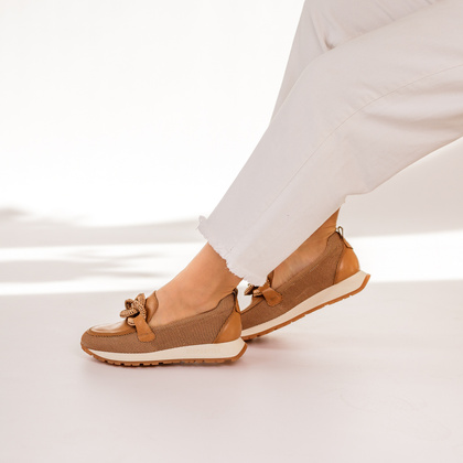 Hiszpańskie półbuty - HISPANITAS HV254065 BRĄZOWE