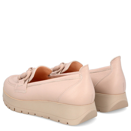 Półbuty z designerską ozdobą - TYMOTEO G1035 BEŻ