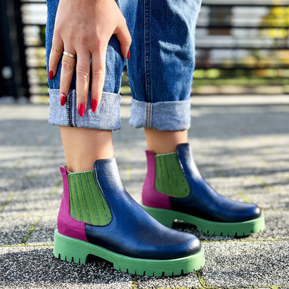 Kolorowe sztyblety - TYMOTEO A1001 KOLOROWE