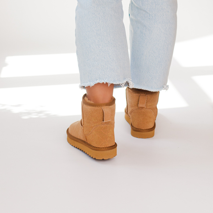 Śniegowce damskie premium - LIU JO JIL 02 CAMEL