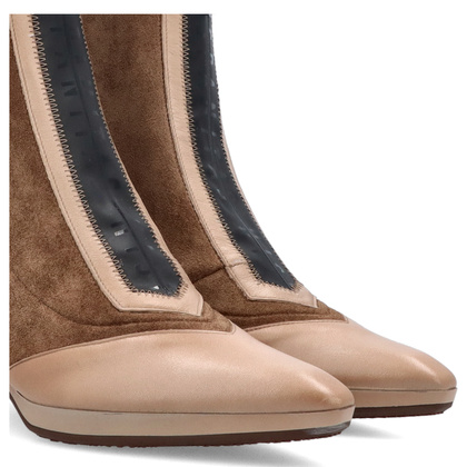 Hiszpańskie botki z zamkiem - HISPANITAS HI254186 BEŻOWE