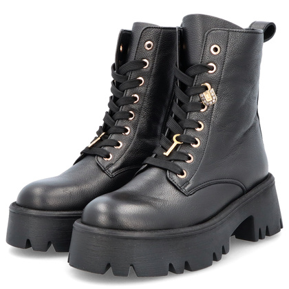 Klasyczne workery ze skóry - KARINO 5231 CZARNE