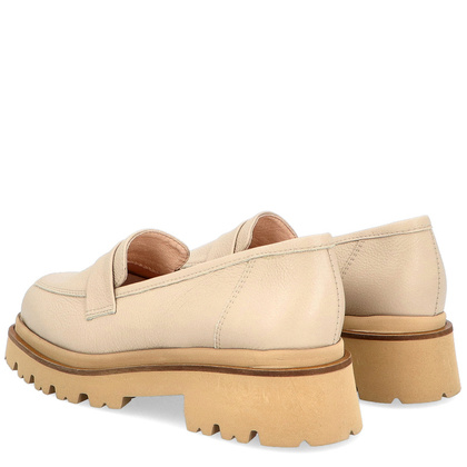 Lordsy na grubszej podeszwie - TYMOTEO M2100 BEŻOWE