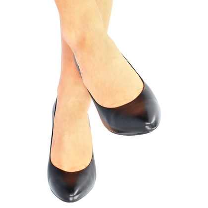 Klasyczne czółenka na słupku - KOTYL 1273 CZARNE