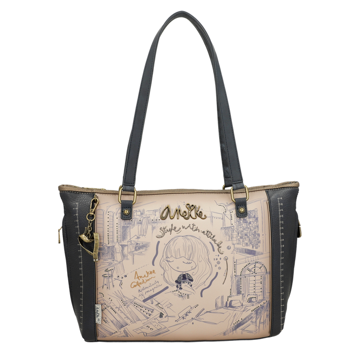 Torebka shopper - ANEKKE MADEMOISELLE STUDIO 41842-412