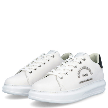 Sneakersy męskie - KARL LAGERFELD KAPRI MENS KL52539 BIAŁE