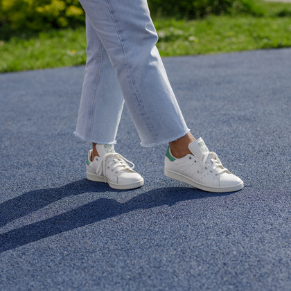 Sneakersy - ADIDAS STAN SMITH BIAŁE