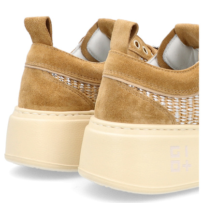 Sneakersy damskie premium - GIO+ PIA350A BEŻOWE