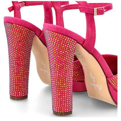 Sandały na platformie - MENBUR 24791 FUKSJA