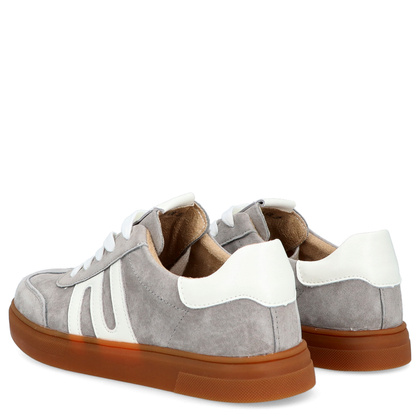 Damskie trampki ze skóry - FILIPPO DP6742/25 SZARE