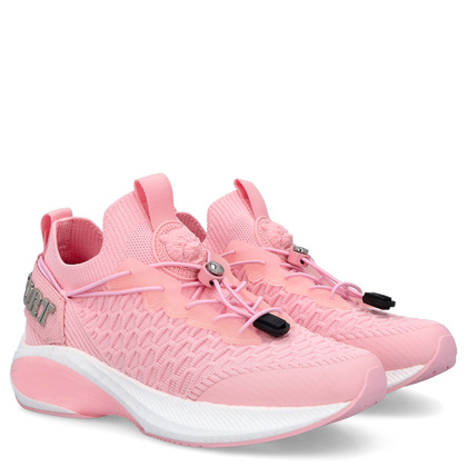Sneakersy z siateczki premium - PLEIN SPORT SAES USC0751 RÓŻOWE