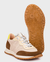 Hiszpańskie sneakersy premium - WONDERS A-4802 BEŻOWE