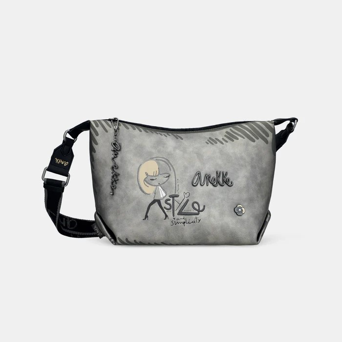 Torebka damska na ramię - ANEKKE MADEMOISELLE NATURE KOKO 41863-521