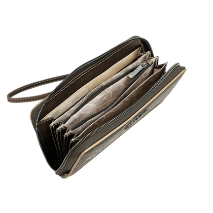 Duży portfel damski z blokadą RFID - ANEKKE MUSE BLOOM 42729-908